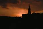 Bern Das M�nster im tiefen Abendrot.
21.02.2009
