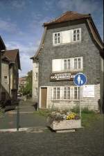 Deutschland Schieferverkleidetes Wohnhaus in Bad Salzungen/Werra, 1993