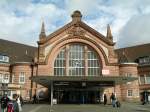 Osnabruck Der Haupteingang des Hauptbahnhofs von Osnabr�ck.