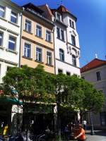 Landkreis Gorlitz H�user am Markt in der Zittauer Altstadt im Mai 2008.