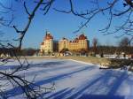 Landkreis Meisen Winter in Moritzburg, aufgenommen am 10.01.2009.