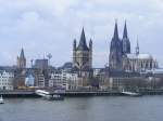 Koln Rhein-Promenade bei K�ln.29.3.2009