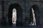 Ein recht d�sters Tor, ...  Gisela, Matthias und Jonas Frey 01.07.2009