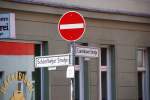 Berlin, 19.07.2009, Stra�enschild  ...  Reinhard Zabel 19.07.2009