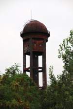 Stadtansichten Berlin, 10.08.2009, Natur-Park S�dgel�nde im Stadtteil Sch�neberg (der Park erstreckt sich �ber das Gel�nde des ehemaligen Rangierbahnhofs Tempelhof und zeichnet sich durch die Kombination von verfallenden Eisenbahnanlagen, Naturschutz und neuen Kunstobjekten aus)