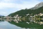 engadin--st-moritz Blick am 21.07.2009 �ber St.Moritzer See