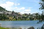 engadin--st-moritz Blick am 21.07.2009 Richtung Norden �ber St.Moritzer See