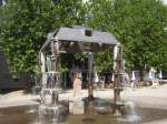 Saarbrucken Der Brunnen ist auf dem Schlo�platz in Saarbr�cken zu sehen.