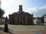Saarbrucken Das Bild zeigt die Saarbr�cker Ludwigskirche, und den Ludwigsplatz.