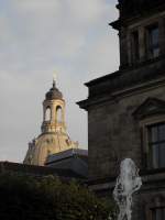 Dresden Blick zur Kuppel der Frauenkirche