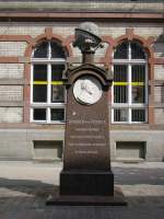 Schwerin Denkmal Heinrich von Stephan in der Mecklenburg Stra�e, Schwerin  15.08.2009
