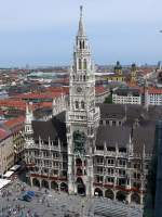 Munchen Neues Rathaus M�nchen; 31.07.2009
