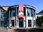 Mulheim an der Ruhr Ein Teil des neuen Erweiterungsbaues vor der alten Stadthalle