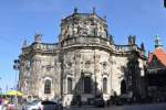 Dresden Kathedrale St Trinitatis von der R�ckseite - 31.08.2009