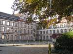 Schwerin Schwerin; R�ckseite des Hauptpost von der Bischofsstra�e gesehen  27.09.2009