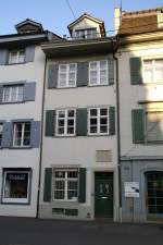 Basel In diesem Haus in Basel wurde am 10. Mai 1760 Johan Peter Hebel geboren.