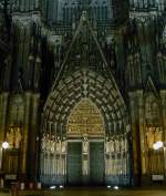 Koln das Hauptportal des K�lner Doms