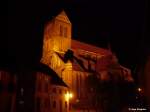 Wismar St. Nikolai bei Nacht 
