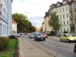 erfurt Pausenlos Autoverkehr auf dem Stadtring, hier kurz vor der Bergstrasse - Erfurt Oktober 2009