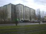 Verschiedenes Eine Plattenbausiedlung am Stadtrand von Berlin. Sie steht an der Falkenberger Chaussee in Berlin-Hohensch�nhausen.