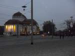 Dresden Schauspielhaus am Postplatz im Abendlicht