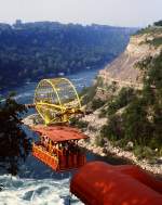 Niagara Falls Die Seilbahn �ber die Stromschnellen des Niagara (Wirlpool) in Niagara Falls wurde von Leonardo Torres y Quevedo, einem spanischer Ingenieur und Mathematiker konstruiert. Sie wurde 1916 eingeweiht und ist seitdem ununterbrochen in Betrieb.