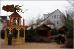 Landkreis Uelzen An einem Ende des Uelzener Weihnachstsmarktes ist ein Altdeutsches Weihnachtsdorf errichtet, in dem eine besondere Stimmung herrscht. 05.12.2009