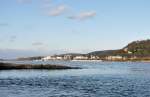 rhein-sieg-kreis-su K�nigswinter vom westlichen Rheinufer gesehen - 04.12.2009