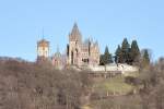 deutschland Schlo� Drachenburg, in Nachbarschaft zum Drachenfels (Siebengebirge) - 04.12.2009
