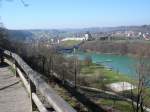 Burghausen Burghausen/Bayern,
Blick von der Burg auf den W�hrsee,
April 2005
