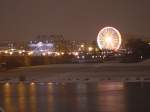 Dresden Dresden - Blick �ber die Elbe zum Neust�dter Weihnachtsmarkt