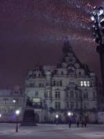 Dresden Dresden - Georgentor in wei�er H�lle