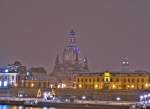 Dresden Dresden - Frauenkirche in zartem wei�