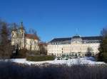 donaueschingen Schloss F�rstenberg und Sankt-Johan Kirche. 27/12/09.