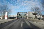 Munchen Seit nunmehr 110 Jahren trotzt die Hackerbr�cke Wind und Wetter (01/2009)