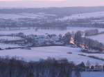 Laucha an der Unstrut Laucha an der Unstrut - Blick vom Hang am Flugplatz auf Dorndorf und Laucha im Unstruttal - Foto vom 02.01.2010
