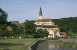 deutschland Weesenstein zwischen Heidenau und Glash�tte, im sch�nen M�glitztal. Hier das idyllisch gelegene Schloss 'Weesenstein'

Aufnahme vom 6.7.2008