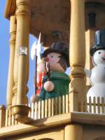 erfurt Detail Weihnachtspyramide Domplatz Erfurt,  Dezember 2009