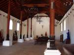 Mittelamerika Pfarrkirche in Nicoya, Guanacaste, Costa Rica. Gegr�ndet 1522, Kirchenbau von 1644, durch Erdbeben zerst�rt 1822, Rekonstruiert 1831. Innenaufnahme vom 06. M�rz 2006, 13:27