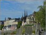 luxemburg �ber den Chemin de la Corniche ergibt eine sch�ne Gelegenheit die Altstadt von Luxemburg zu entdecken, welche zum UNESCO Kulturwelterbe geh�rt. 01.08.09 (Jeanny)  