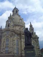 Dresden Frauenkirche mit Luther ( aufgen. 15.08.2007)