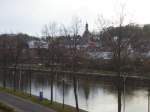 Saarbrucken Dieses Foto zeigt die Schlo�kirche in Saarbr�cken. Die Aufnahme des Fotos wurde von der Wilhelm Heinrich Br�cke aus gemacht. Aufgenommen wurde das Foto im Winter 2009.