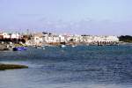 tavira-concelho Cabanas, 08.02.2010, Blick auf die Uferpromenade, die z.Z. neu gestaltet wird