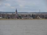 Burgenlandkreis Laucha an der Unstrut - Blick von der Weisch�tzer Br�cke �ber das Hochwasser in der Aue - 05.03.2010
