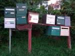 Europa Postk�sten im Bereich des Bassin des Remparts in Stra�bourg;080830