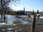 Laucha an der Unstrut Laucha an der Unstrut - Die G�rten der Unterstadt im Hochwasser -10.03.2010