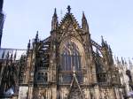 Koln Der obere mittlere Teil der S�dfassade des K�lner Doms �ber dem Haupteingang, 17. M�rz 2010.