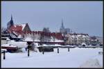 Stralsund Blick in Richtung St Nikolai. Stralsund am 18.02.10