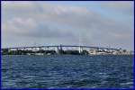 Stralsund Die neue Sundquerung, bei Stralsund, von Altef�hr aus gesehen.  am 31.07.09