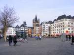 Der Heumarkt in K�ln, 17. M�rz 2010.  ...